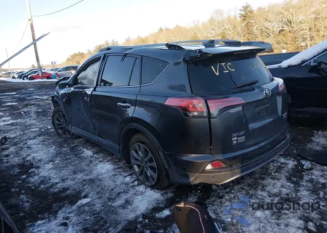 2018 Toyota Rav4 Limited z USA, uszkodzony, nr VIN JTMDFREVXJJ209914